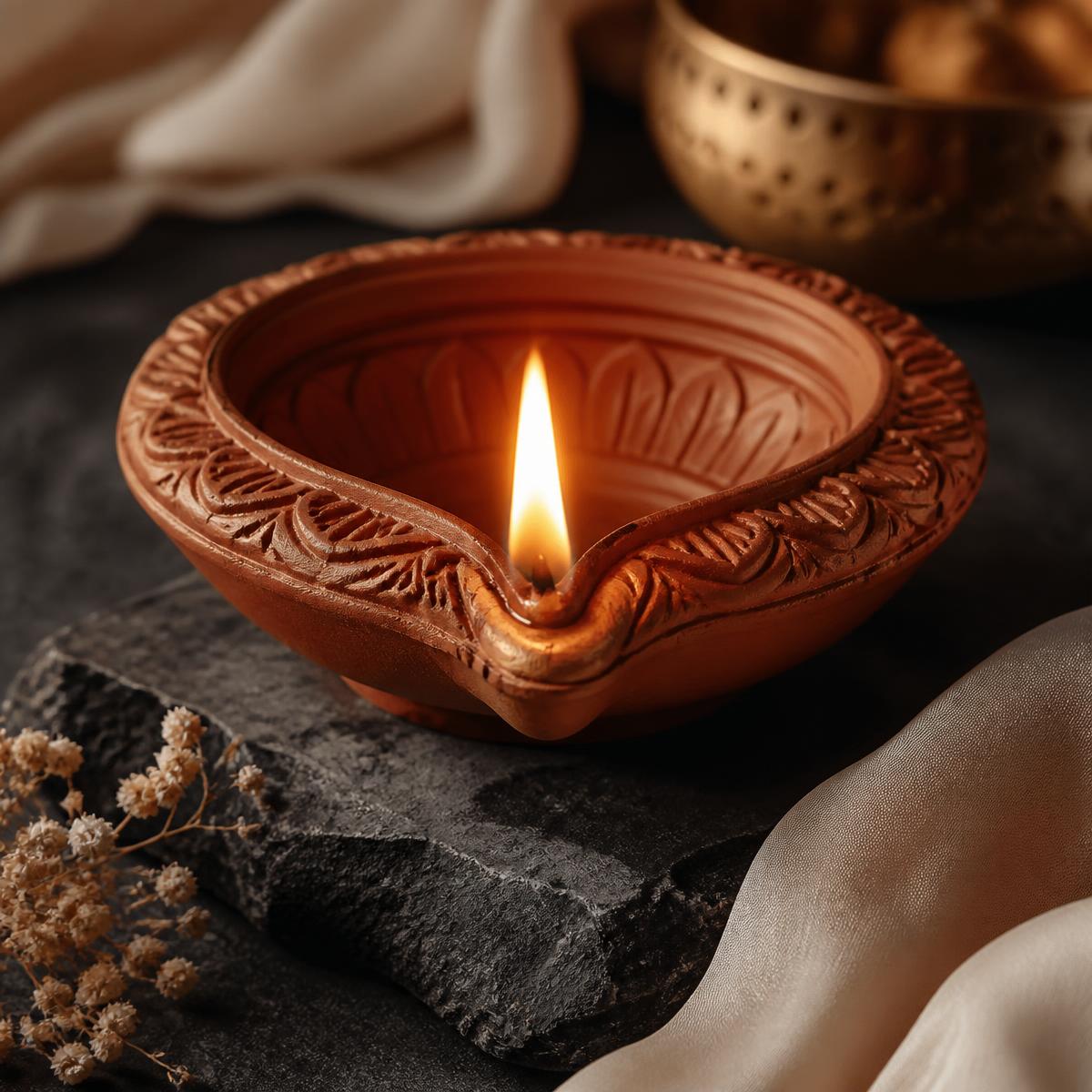 Large Diya